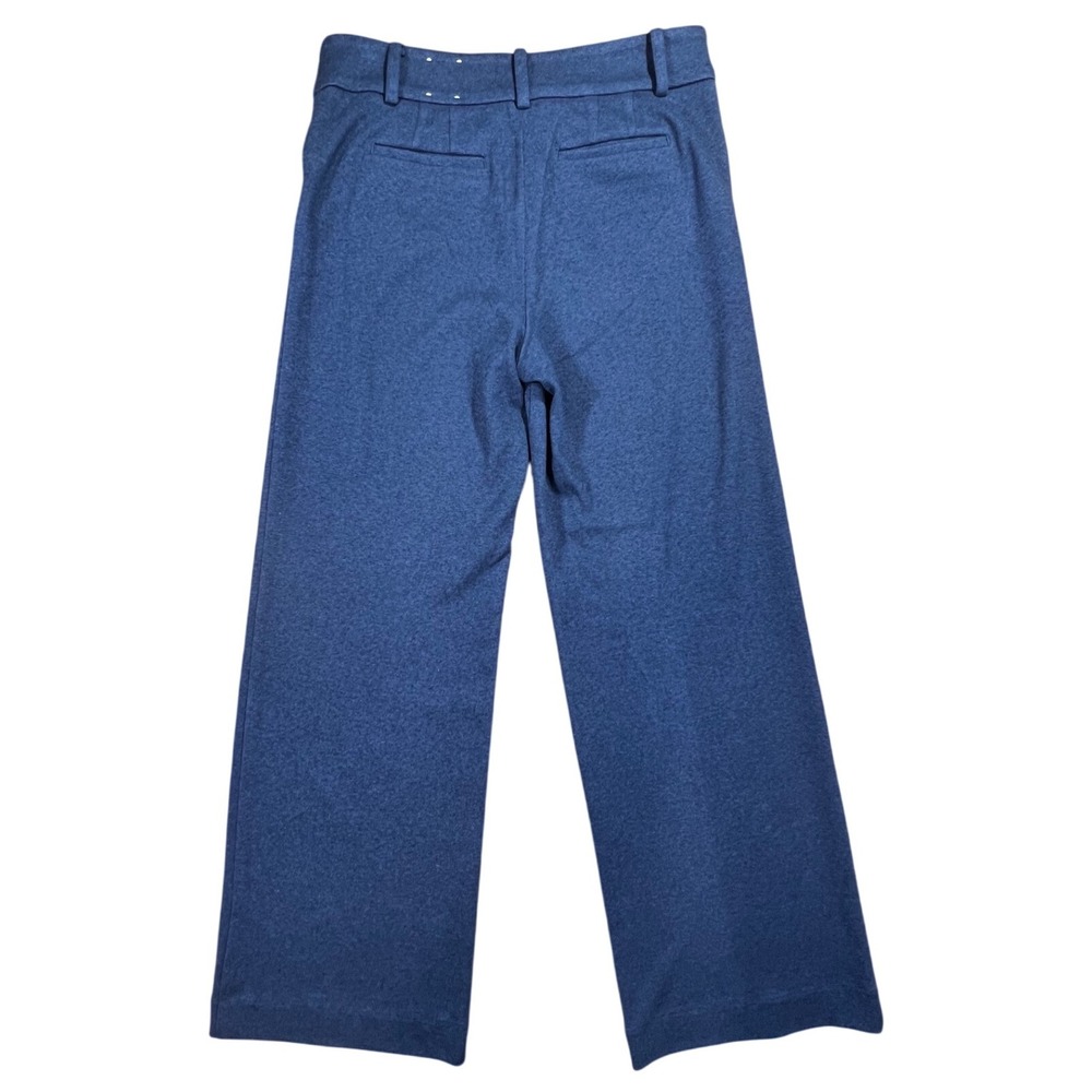 Talbots Modern Knit Wide Leg Pant‎ Blue Women's Size 4 - Picture 2 of 10